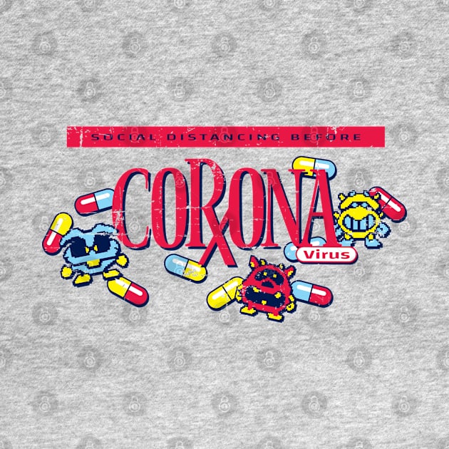 Corona Virus Retro Video Game by SaltyCult